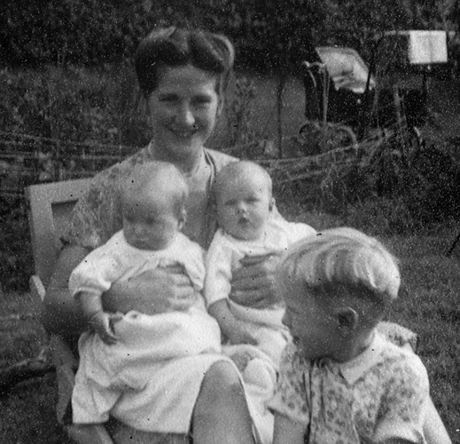 Florence Wilson with children