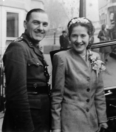 Marriage of Florence Button and Thomas Wilson in 1948