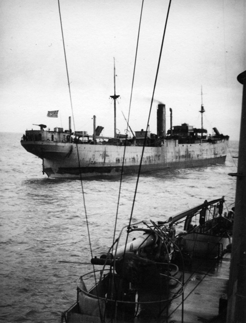 Unientified drifting merchant ship off Iceland