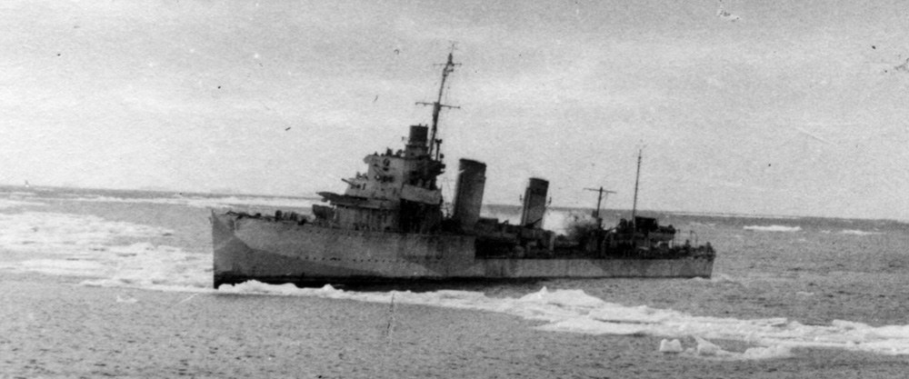 HMS Amazon off Iceland, 1941
