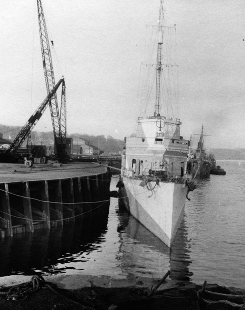 HMS Beverley at Londonderry