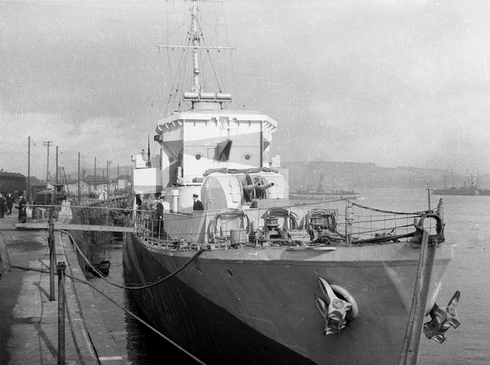 HMS MIddleton at Shetland