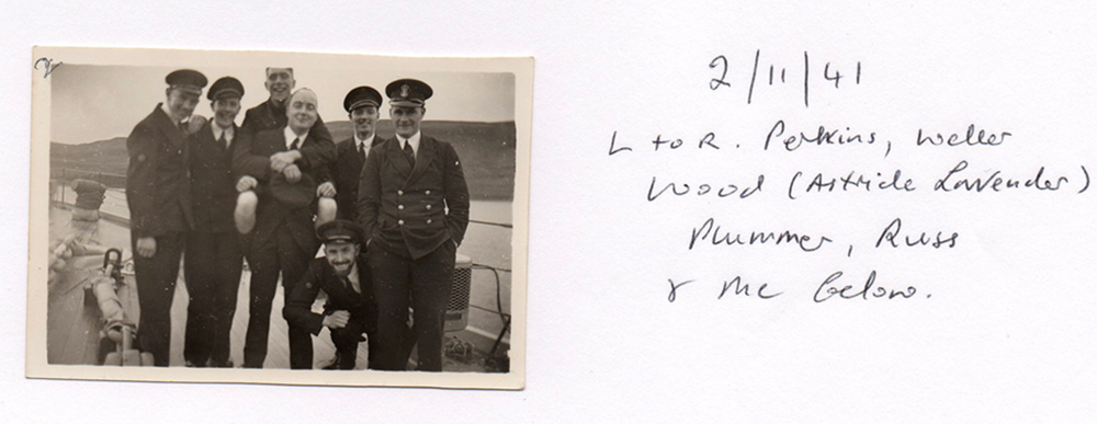 Supplies Assistants on HMS HECLA 1942