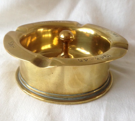 Ashtray from HMS Philoctetes