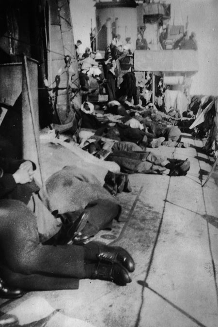 Survivors from the Hecla on HMS Venomous