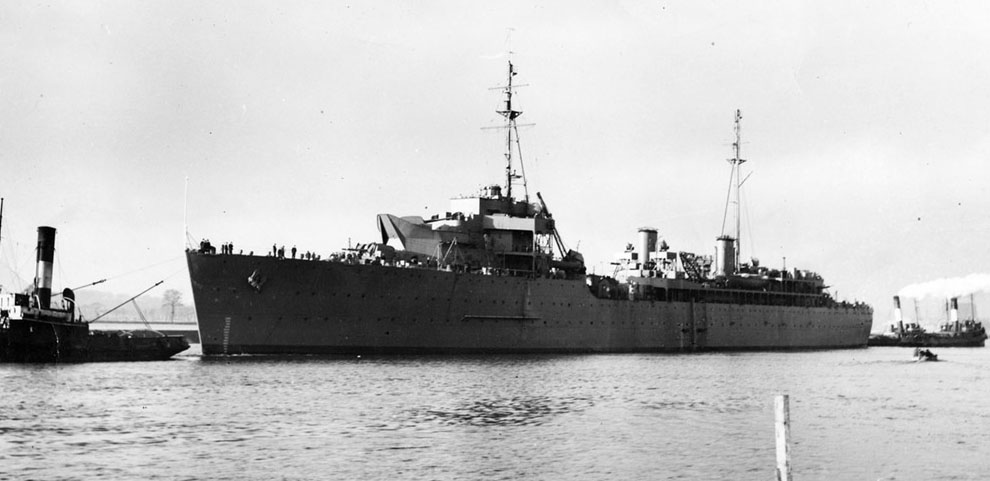 HMS Hecla on the Clyde