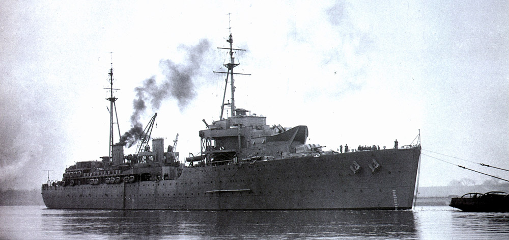 HMS Hecla soon after its launch on Clydeside