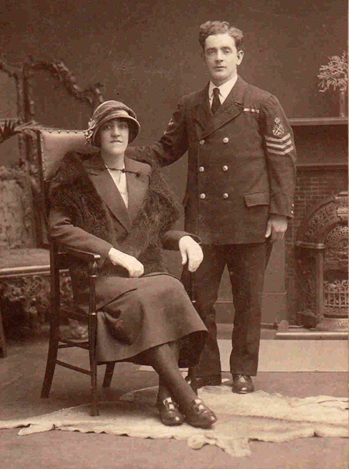 Henry McAulay with wife in late 1920s
