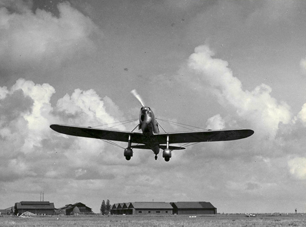 Pilot training on the Ryan PT-22, military training aircraft