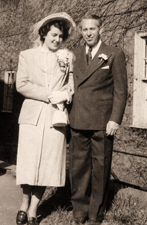 Victor Mayer and his wife Francis, 1949