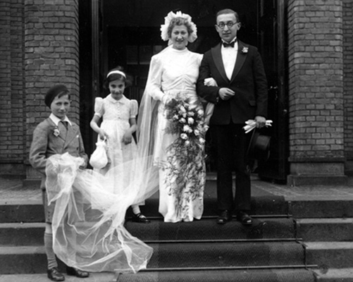The wedding of Kurt and Frieda Munzer, Enschede 1939