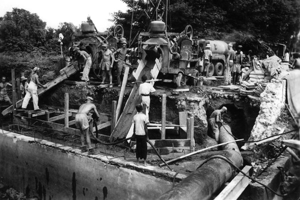 Bridge Building, Dutch East Indies