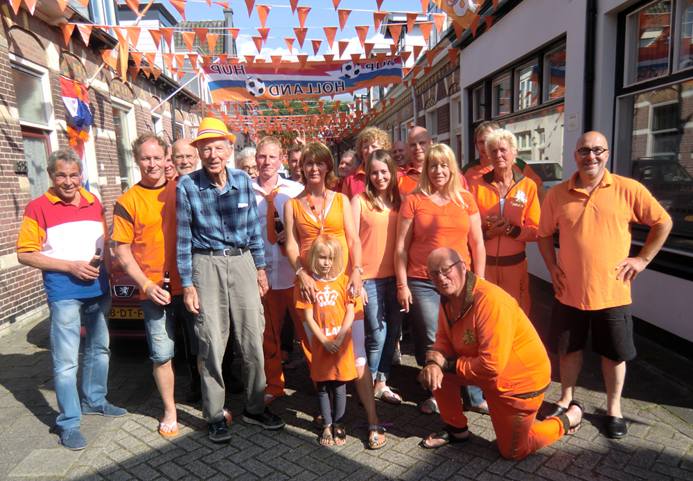 World Cup in Haarlem with neighbours 2014