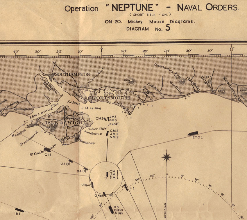 Operation Neptune, "Micky Mouse Diagram"