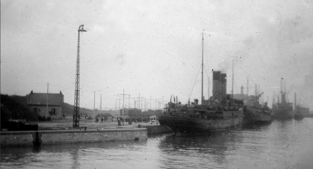 The Archangel berthed sat a French port in 1940