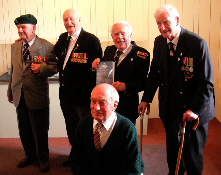 Veterans at the book launch