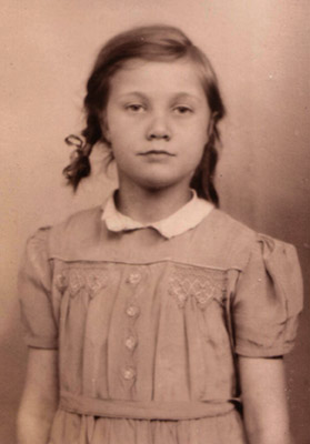 Rita Skelhorne aged 8