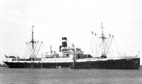 SS Jupiter, 1928-63.
