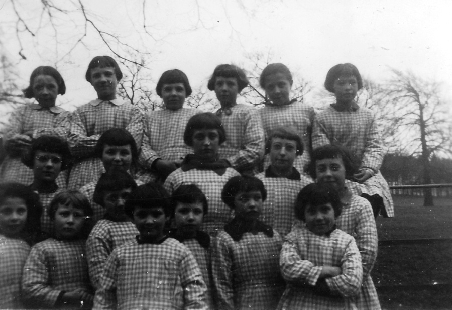The French orpans from Boulogne at Smyllum orphanage, 1942.