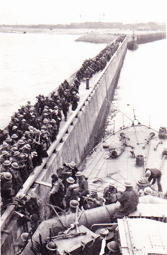 The landward end of the East Mole Dunkirk