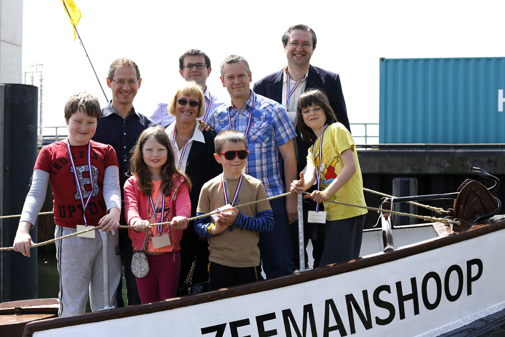 Three generations of Ruth Henig's family on the Zeemanshoop