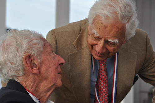 Karel Dahmen (left) and Loet Vlmans (right) on 13 May 2015