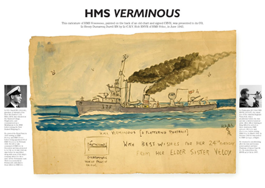 Poster of HMS Verminous, June 1943